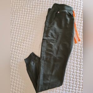 Womens Figs Moss Zamora Jogger Scrub Pants Size: L/tall